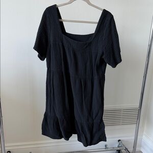 Rails Textured Black Mini Dress